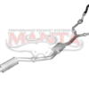 MKHN0098 Manta 3in Exhaust with Extractors Muffler/Muffler (Commodore VZ 04-06)