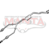 MKHN0098 Manta 3in Exhaust with Extractors Muffler/Muffler (Commodore VZ 04-06)