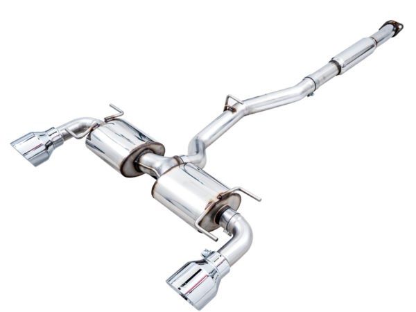 AWE Touring Edition Exhaust for Subaru BRZ / Toyota GR86 / Toyota 86 -- Chrome Silver Tips
