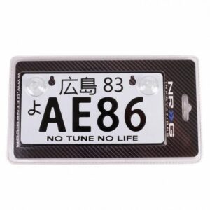 CLEARANCE NRG INNOVATIONS MINI ALUMINIUM JDM LICENSE PLATE HONDA EP3