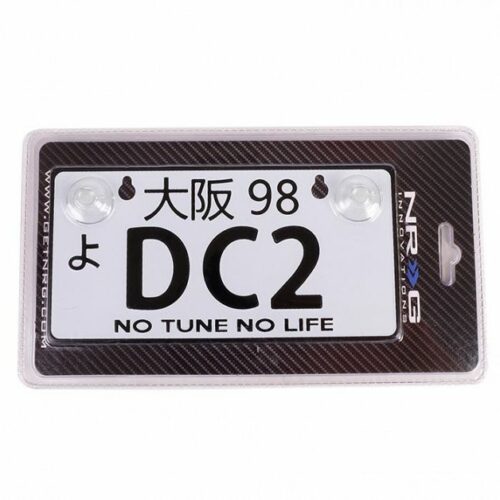CLEARANCE NRG INNOVATIONS MINI ALUMINIUM JDM LICENSE PLATE HONDA DC2