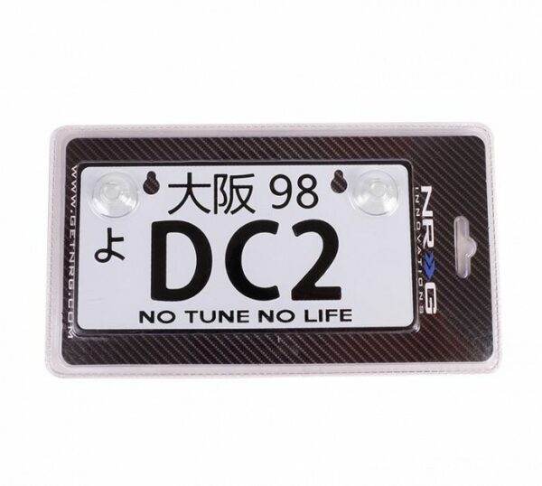 products-12517-1.jpg CLEARANCE NRG INNOVATIONS MINI ALUMINIUM JDM LICENSE PLATE HONDA DC2