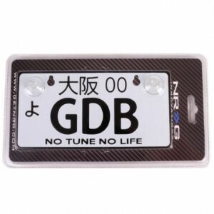 CLEARANCE NRG INNOVATIONS MINI ALUMINIUM JDM LICENSE PLATE HONDA DC2