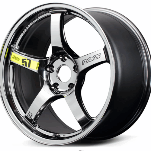 RAYS GRAMLIGHTS 57CR LIMITED RBC (BLACK METAL COAT) 18X9.5 +38 5X100
